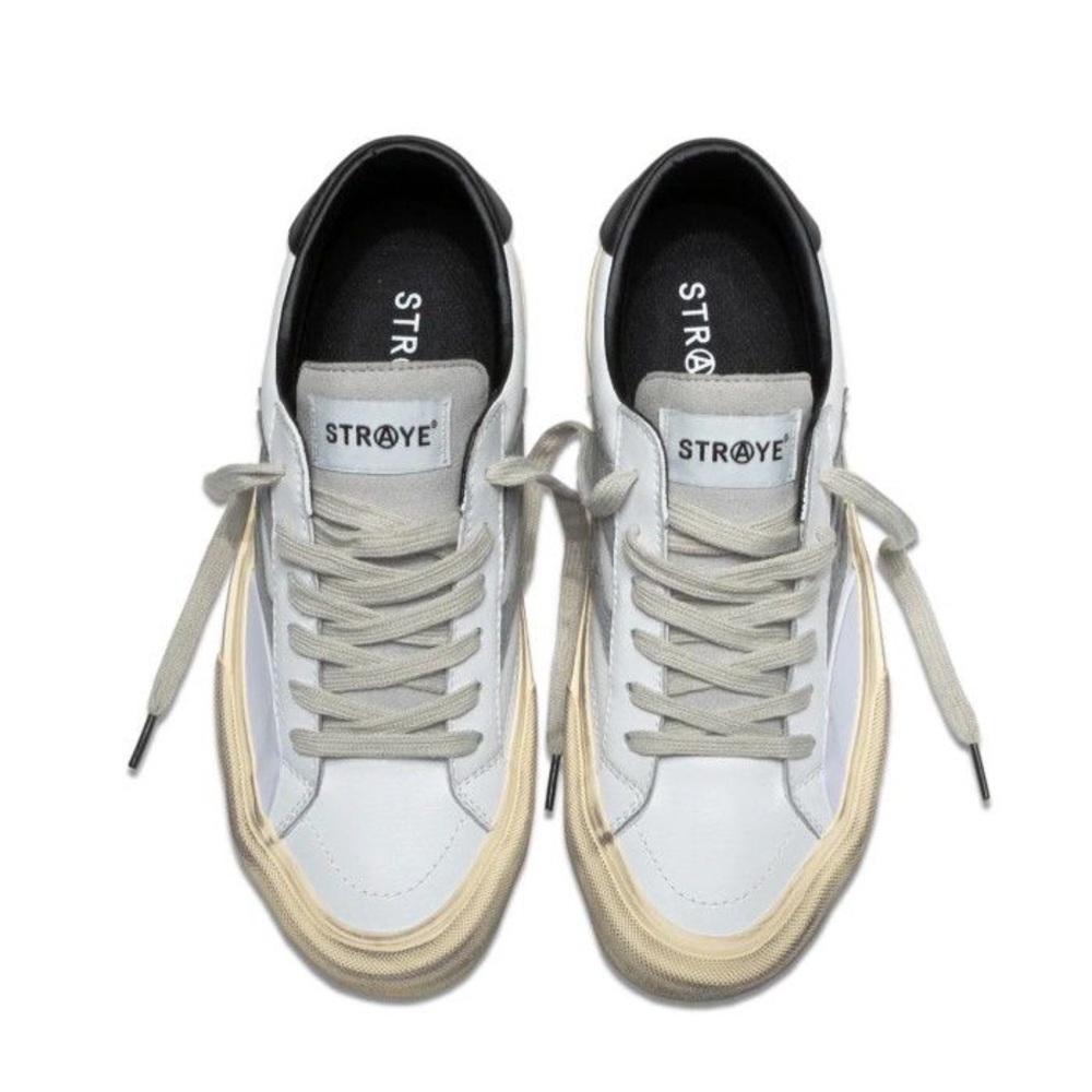 STRAYE ACID DROP DISTRESSED SUEDE LOGAN LOW SIZE EU 35